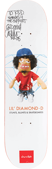 Chocolate Skateboards deck signed by Daniel Castillo